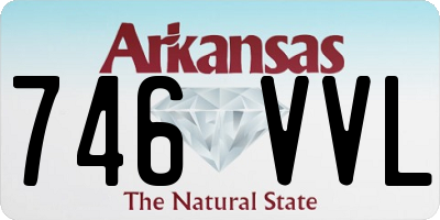 AR license plate 746VVL