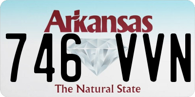 AR license plate 746VVN