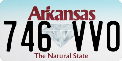 AR license plate 746VVO