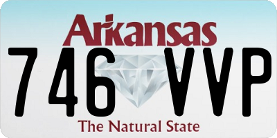 AR license plate 746VVP