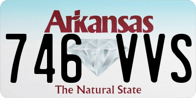 AR license plate 746VVS