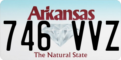 AR license plate 746VVZ
