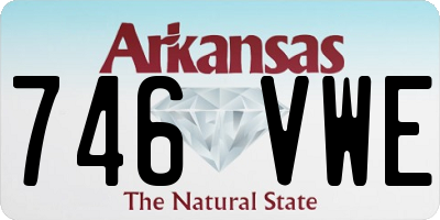 AR license plate 746VWE