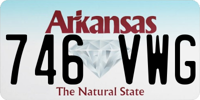 AR license plate 746VWG