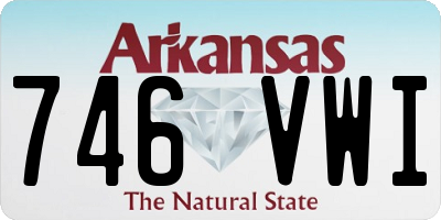 AR license plate 746VWI
