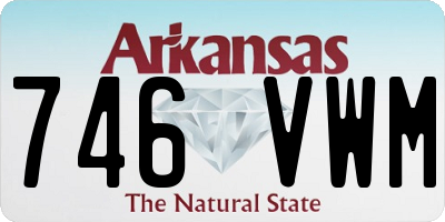 AR license plate 746VWM