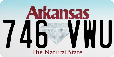 AR license plate 746VWU