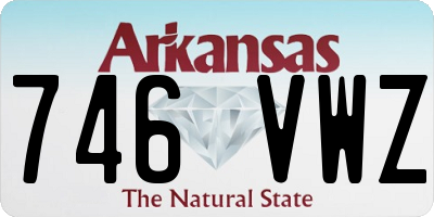 AR license plate 746VWZ
