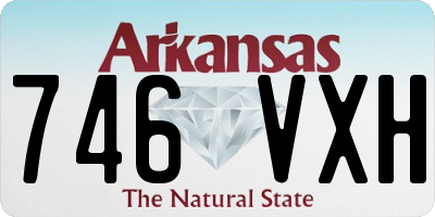 AR license plate 746VXH