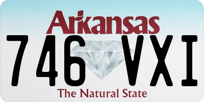 AR license plate 746VXI