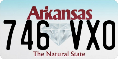 AR license plate 746VXO