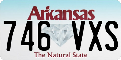 AR license plate 746VXS