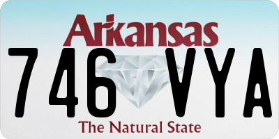 AR license plate 746VYA