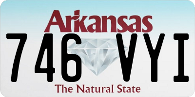 AR license plate 746VYI