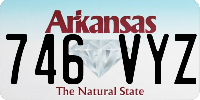 AR license plate 746VYZ