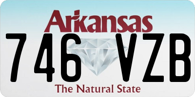 AR license plate 746VZB