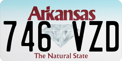 AR license plate 746VZD
