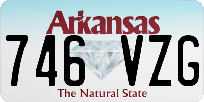 AR license plate 746VZG