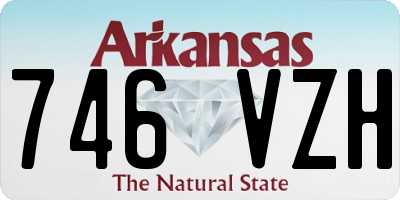 AR license plate 746VZH