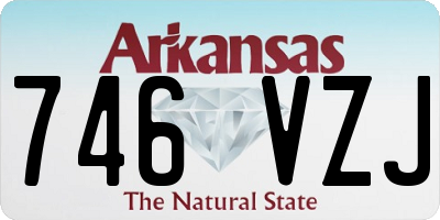 AR license plate 746VZJ