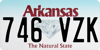 AR license plate 746VZK