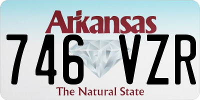 AR license plate 746VZR
