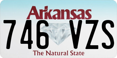 AR license plate 746VZS