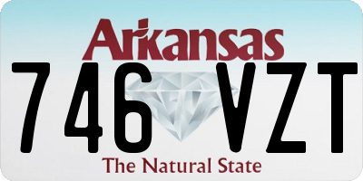 AR license plate 746VZT