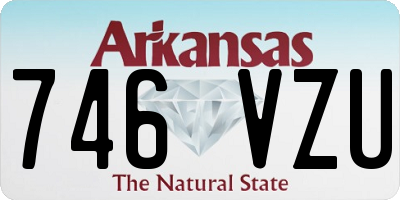 AR license plate 746VZU