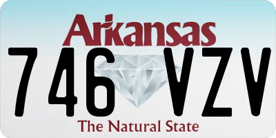 AR license plate 746VZV