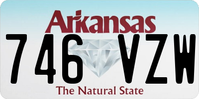 AR license plate 746VZW