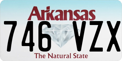 AR license plate 746VZX