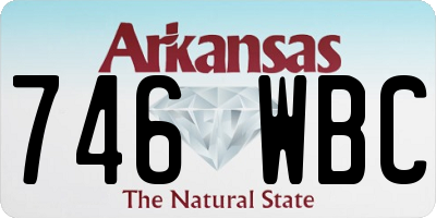 AR license plate 746WBC