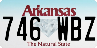 AR license plate 746WBZ