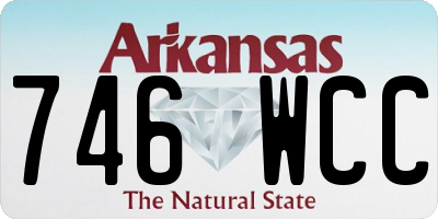 AR license plate 746WCC