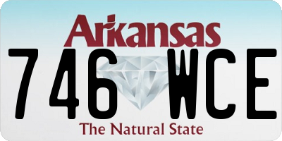 AR license plate 746WCE