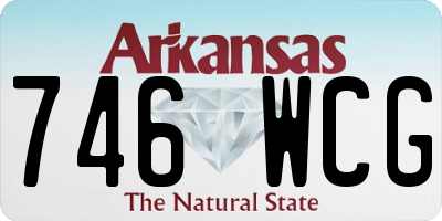 AR license plate 746WCG