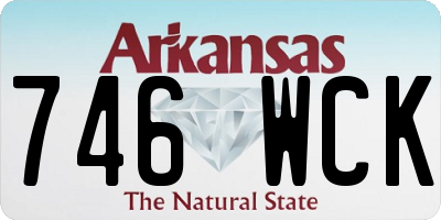 AR license plate 746WCK