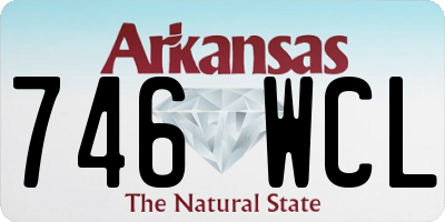 AR license plate 746WCL