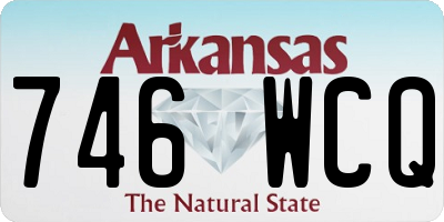 AR license plate 746WCQ