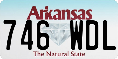 AR license plate 746WDL