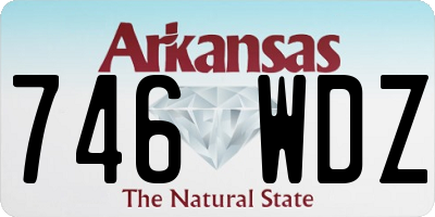 AR license plate 746WDZ