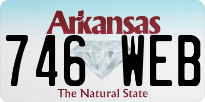 AR license plate 746WEB