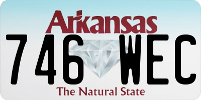 AR license plate 746WEC