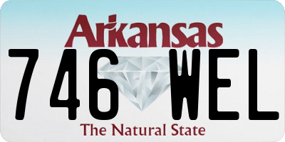 AR license plate 746WEL
