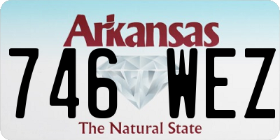 AR license plate 746WEZ
