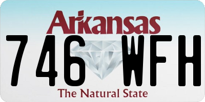 AR license plate 746WFH