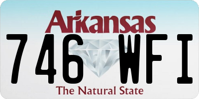 AR license plate 746WFI