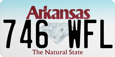 AR license plate 746WFL