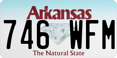 AR license plate 746WFM
